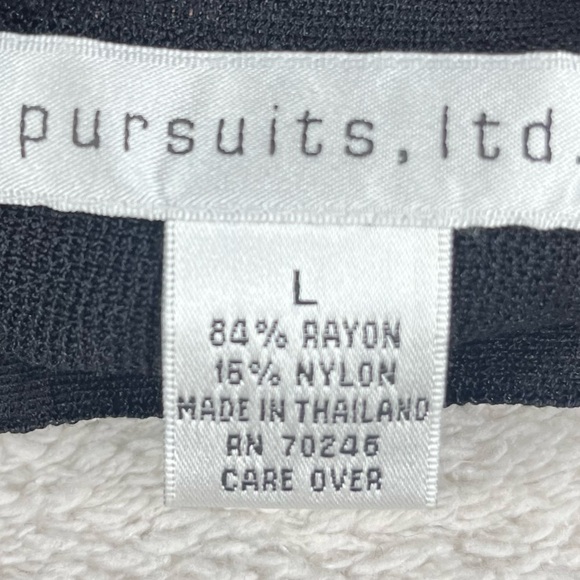 PURSUITS, LTD Women's Tank Top Large Black Travel - Picture 10 of 13